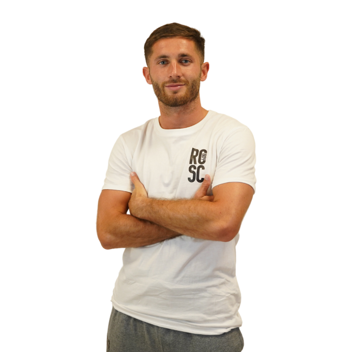 RCSC T-shirt Block - White