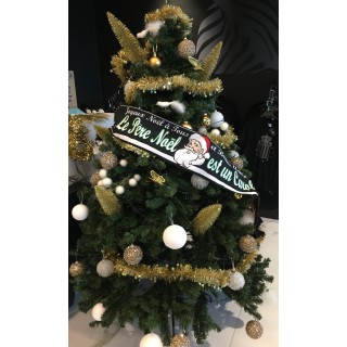 rcsc écharpe sapin Père noël est carolo (fine polyester)