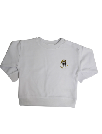 RCSC Sweat Blanc Bébé