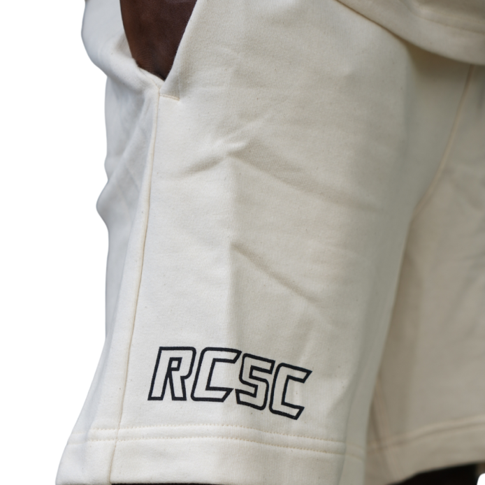 RCSC Short Molletonné blanc cassé