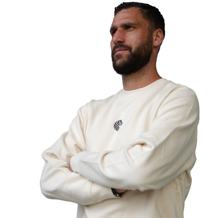 RCSC Sweatshirt Zèbre beige