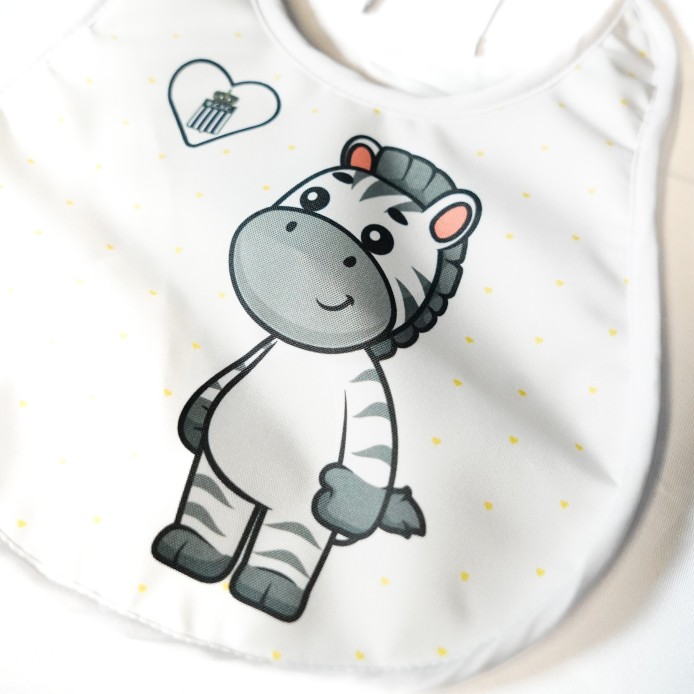 Rcsc-bavoir mini zèbre