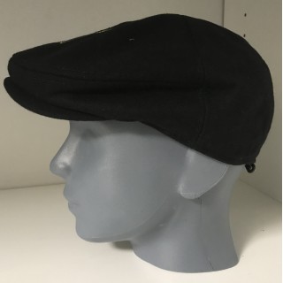 Rcsc-Casquette plate ( flat cap) noir