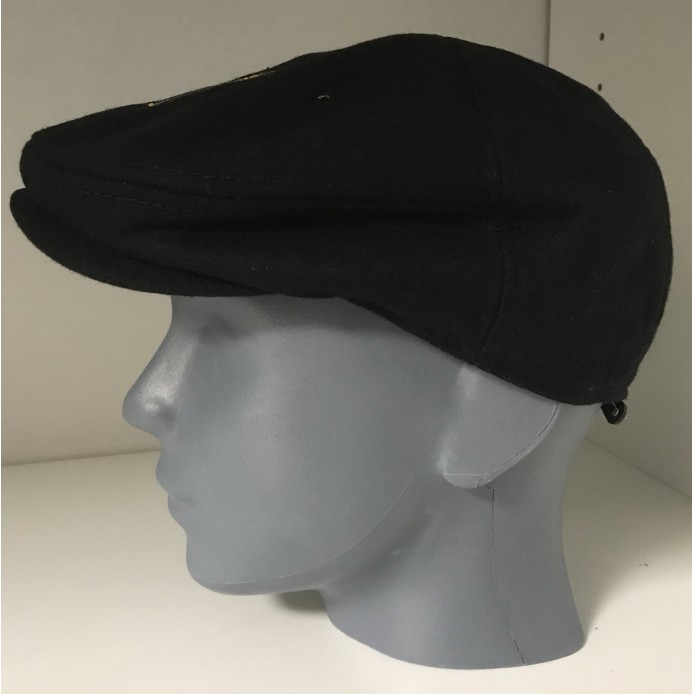 Rcsc-Casquette plate ( flat cap) noir