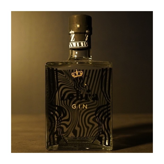 Zébra gin +verre