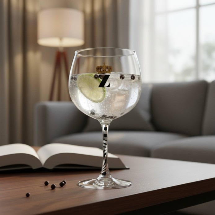 Zébra gin +verre