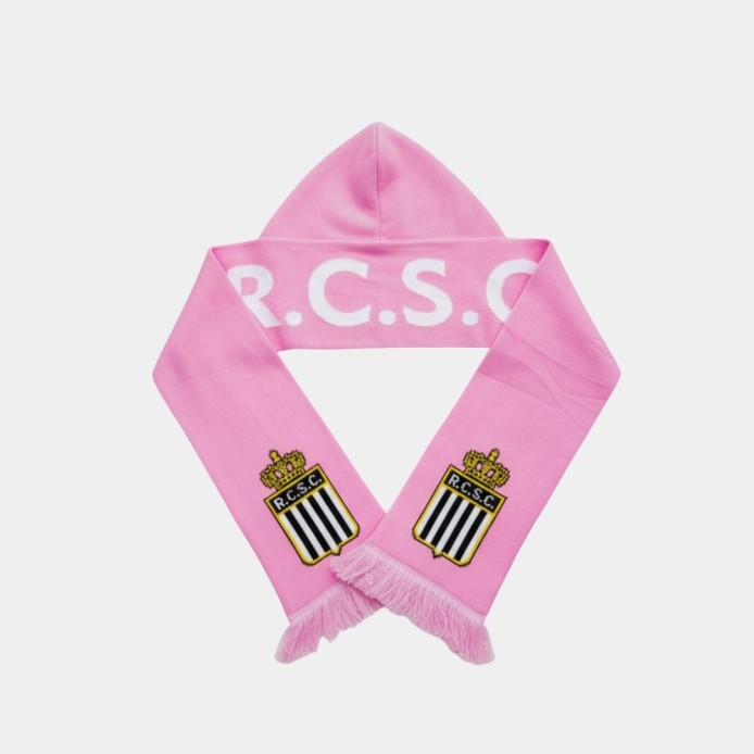 Rcsc- écharpe capuche et poches rose