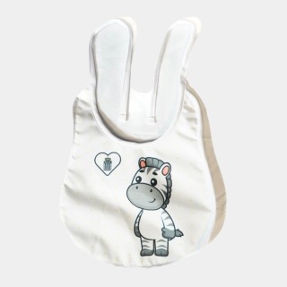 Rcsc-bavoir mini zèbre