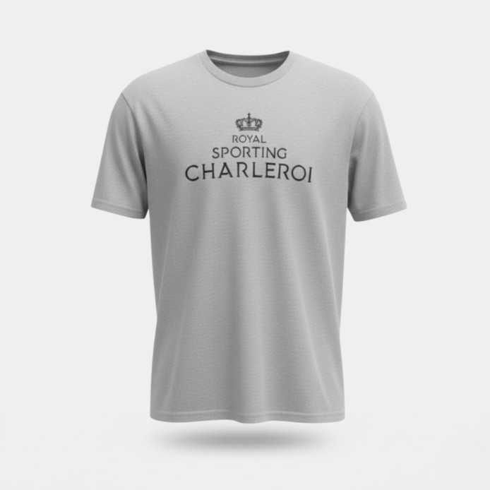 Rcsc- T-shirt gris Charleroi (TM)