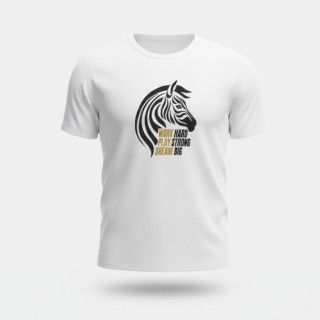 Rcsc-T-shirt Blanc (work hard..) (TM)