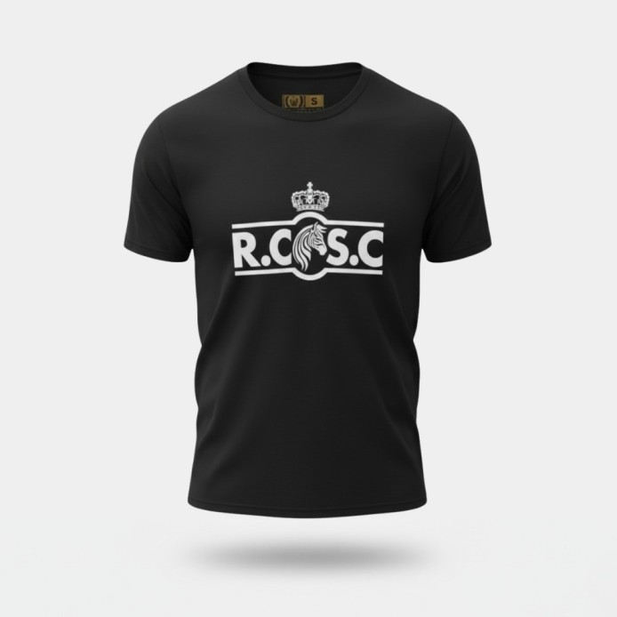 Rcsc-Tshirt Noir zèbre couronne (TM)
