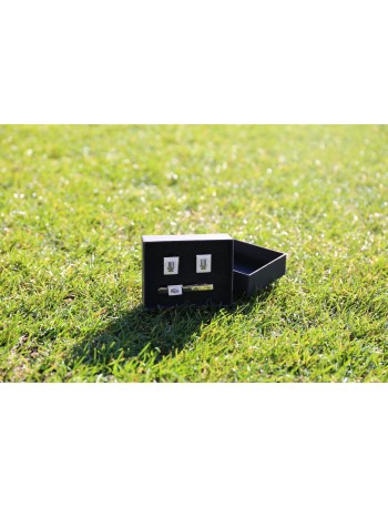 Parure pince à cravate +...